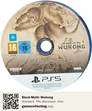 Black Myth: Wukong PlayStation 5, PAL disc