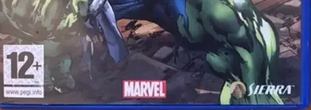 The Incredible Hulk: Ultimate Destruction, the PEGI square on its front