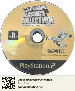 Capcom Classics Collection PlayStation 2, Asia disc