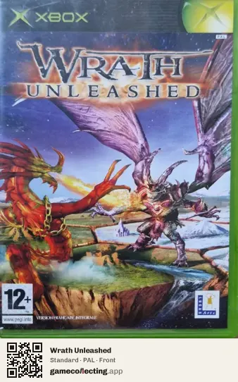 Wrath Unleashed Xbox, PAL box front