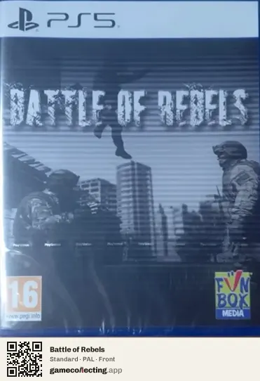 Battle of Rebels PlayStation 5, PAL box front