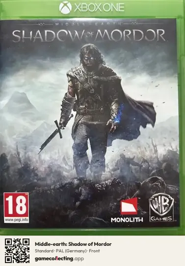Middle-earth: Shadow of Mordor Xbox One, Germany box front