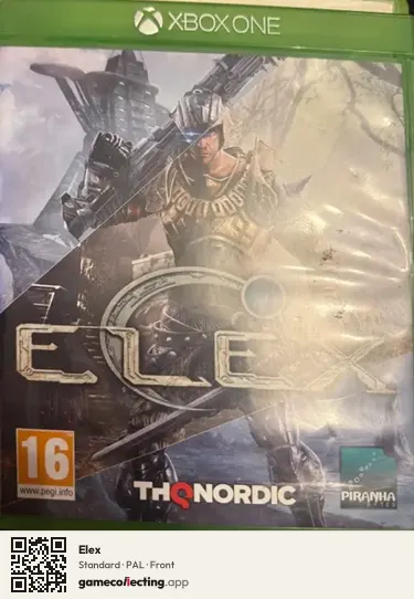 Elex Xbox One, PAL box front