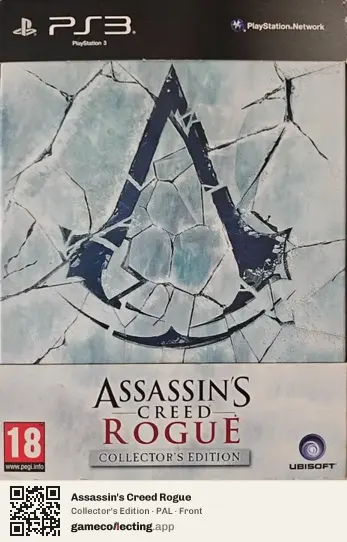 Assassin's Creed Rogue PlayStation 3, PAL box front