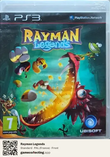 Rayman Legends PlayStation 3, France box front