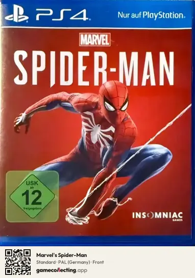 Marvel's Spider-Man PlayStation 4, Germany box front