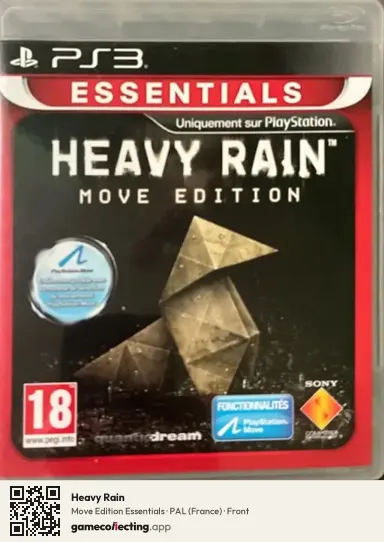 Heavy Rain PlayStation 3, France box front