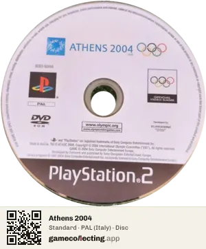 Athens 2004 PlayStation 2, PAL disc