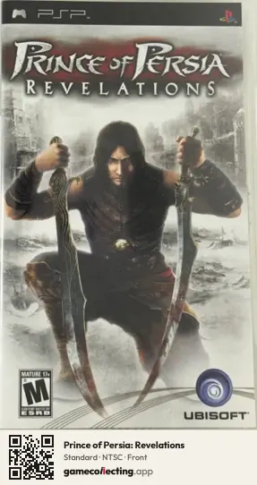 Prince of Persia: Revelations PlayStation Portable, NTSC box front