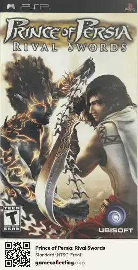 Prince of Persia: Rival Swords PlayStation Portable, NTSC box front
