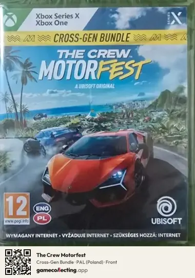 The Crew Motorfest Xbox Series X, Poland box front