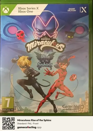 Miraculous: Rise of the Sphinx Xbox Series X, PAL box front