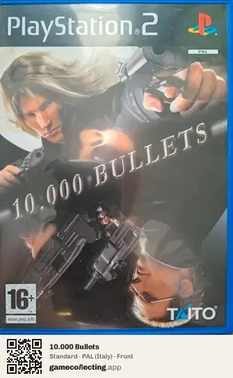 10.000 Bullets PlayStation 2, Italy box front