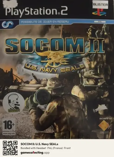 SOCOM II: U.S. Navy SEALs PlayStation 2, France box front
