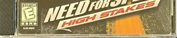 Need for Speed: High Stakes, the ESRB box on its front
