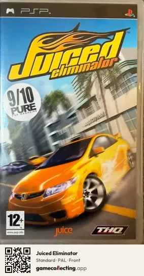 Juiced Eliminator PlayStation Portable, PAL box front