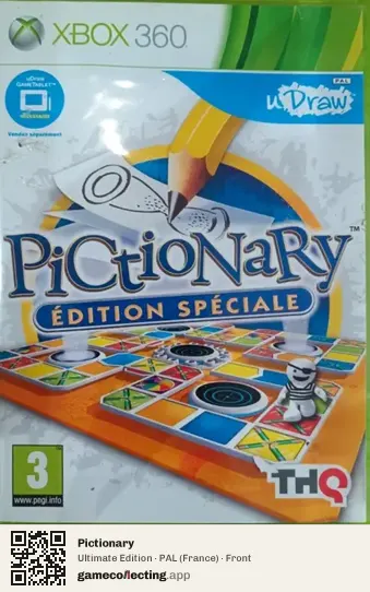 Pictionary Xbox 360, France box front