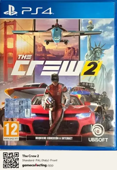 The Crew 2 PlayStation 4, Italy box front