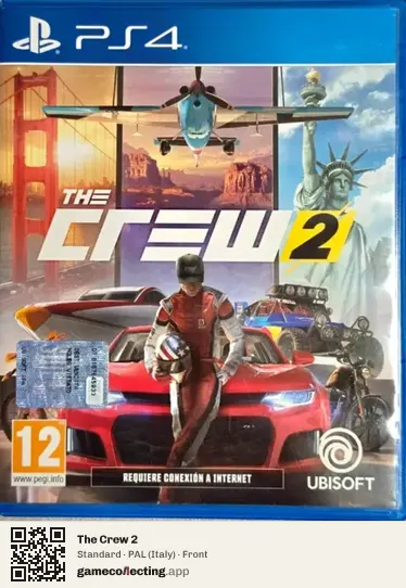 The Crew 2 PlayStation 4, Italy box front