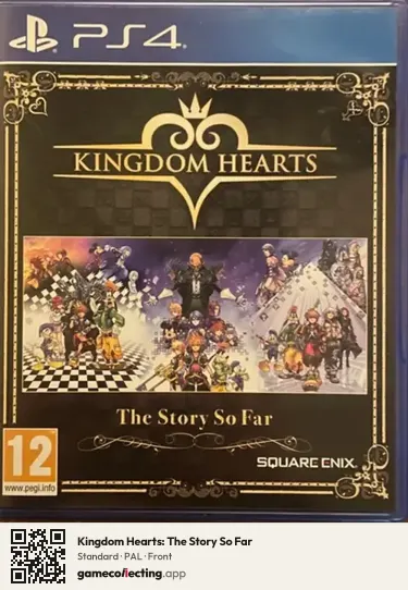 Kingdom Hearts: The Story So Far PlayStation 4, PAL box front