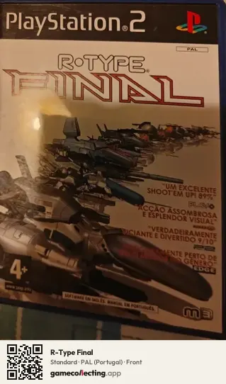 R-Type Final PlayStation 2, Portugal box front