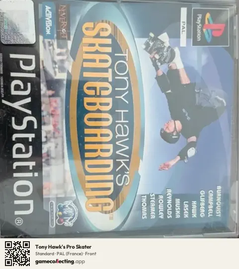 Tony Hawk's Pro Skater PlayStation, France box front