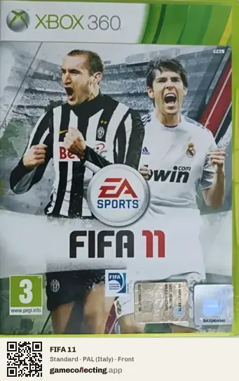 FIFA 11 Xbox 360, Italy box front