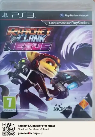 Ratchet & Clank: Into the Nexus PlayStation 3, France box front