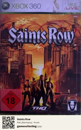 Saints Row Xbox 360, Germany box front