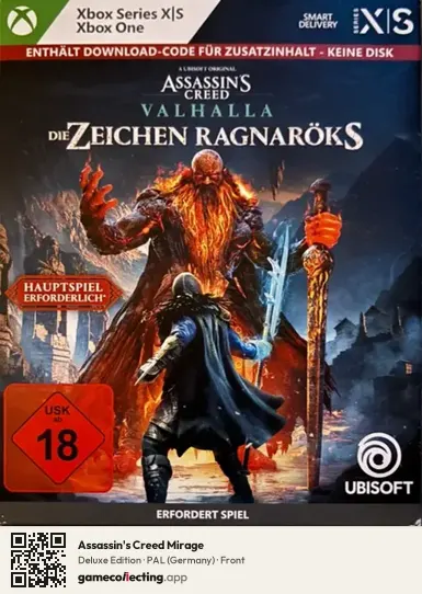 Assassin's Creed Mirage Xbox Series X, Germany box front