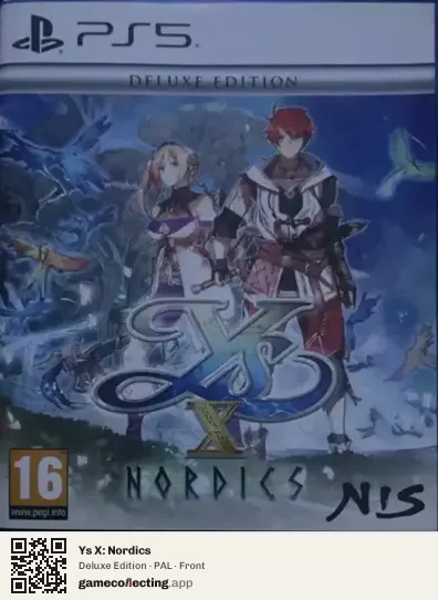 Ys X: Nordics PlayStation 5, PAL box front