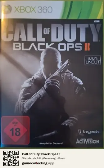 Call of Duty: Black Ops II Xbox 360, Germany box front