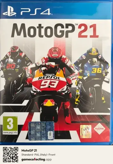MotoGP 21 PlayStation 4, Italy box front