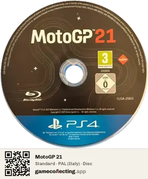 MotoGP 21 PlayStation 4, PAL disc