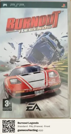 Burnout Legends PlayStation Portable, France box front