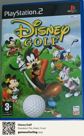 Disney Golf PlayStation 2, Italy box front