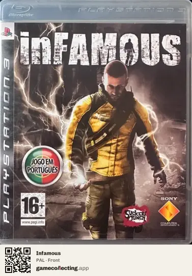 Infamous PlayStation 3, PAL box front