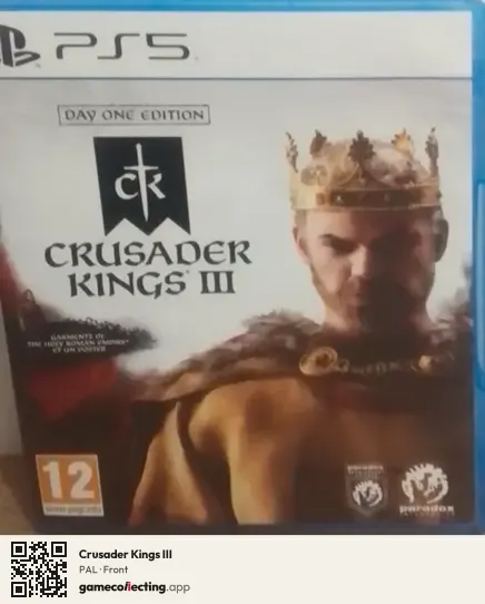 Crusader Kings III PlayStation 5, PAL box front