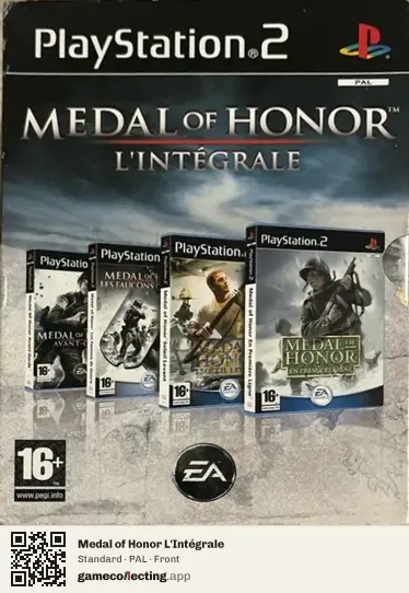 Medal of Honor L'Intégrale PlayStation 2, PAL box front
