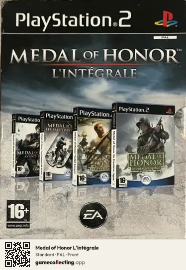 Medal of Honor L'Intégrale PlayStation 2, PAL box front