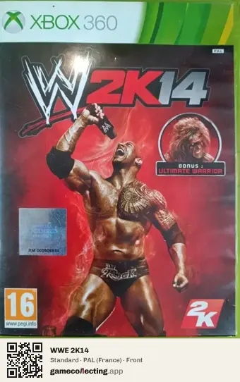 WWE 2K14 Xbox 360, France box front