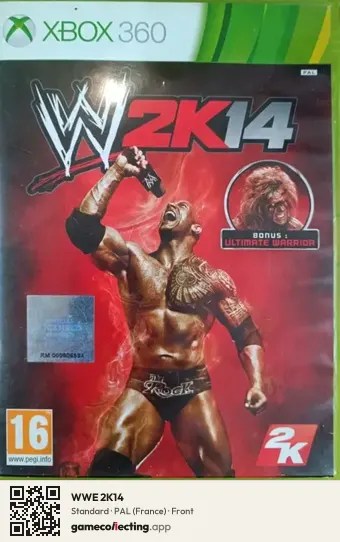 WWE 2K14 Xbox 360, France box front