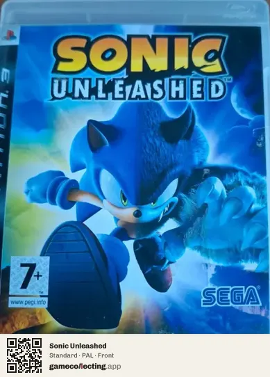 Sonic Unleashed PlayStation 3, PAL box front