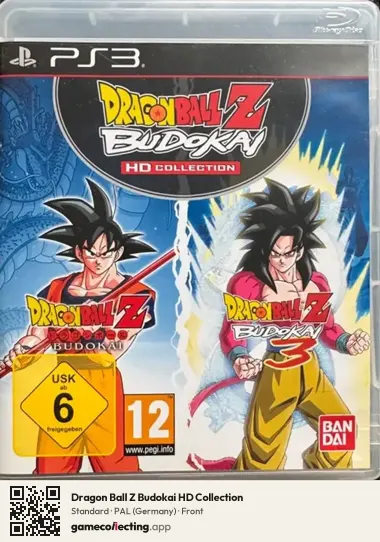 Dragon Ball Z Budokai HD Collection PlayStation 3, Germany box front