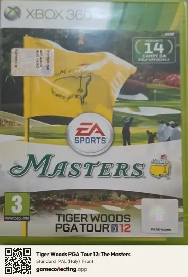 Tiger Woods PGA Tour 12: The Masters Xbox 360, Italy box front