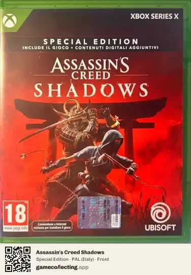 Assassin's Creed Shadows Xbox Series X, Italy box front
