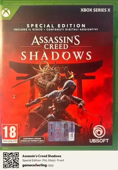 Assassin's Creed Shadows Xbox Series X, Italy box front