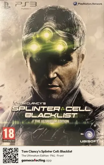 Tom Clancy's Splinter Cell: Blacklist PlayStation 3, PAL box front