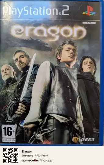Eragon PlayStation 2, PAL box front
