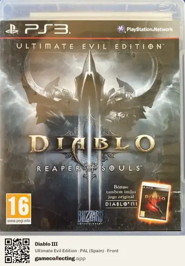 Diablo III PlayStation 3, Spain box front